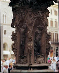 Mercury, Danae and Perseus, from the Base of a Sculpture of Perseus with the Head of Medusa, (detail)
